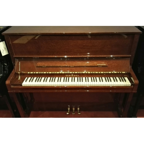 Schimmel C126T Upright Piano in Birds Eye Maple