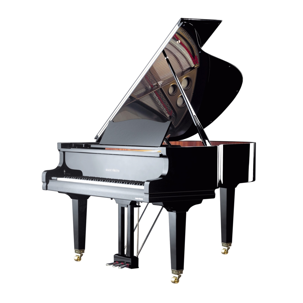 August Förster 170 Grand Piano in Black Polyester