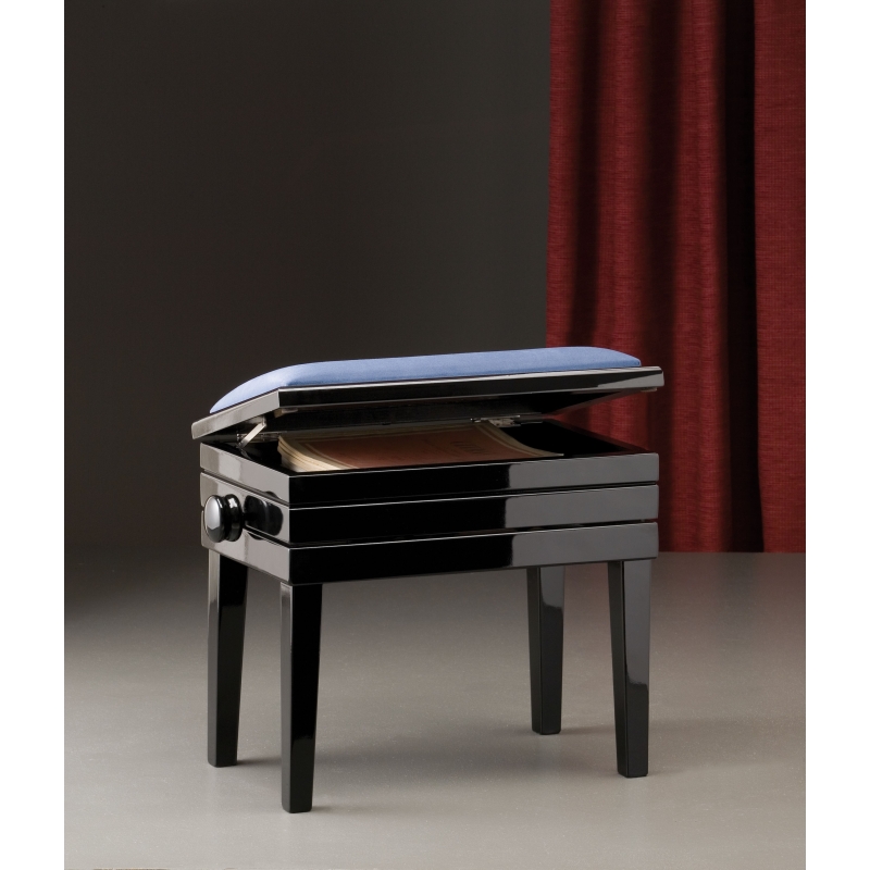 Piano stool with storage store