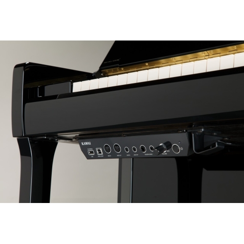 Kawai K300 Aures 2 Upright Piano in Black Polyester