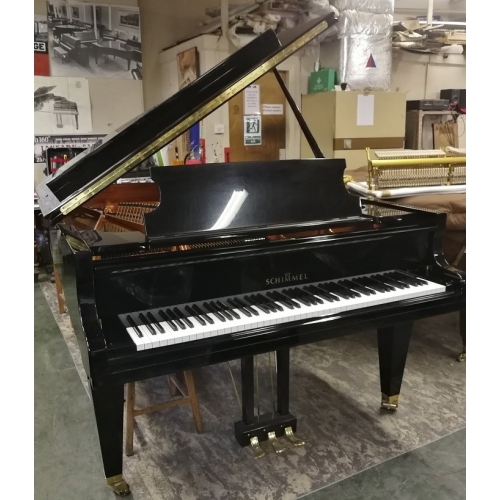 SOLD: Pre-owned Schimmel 213T Grand Piano in Black Polyester