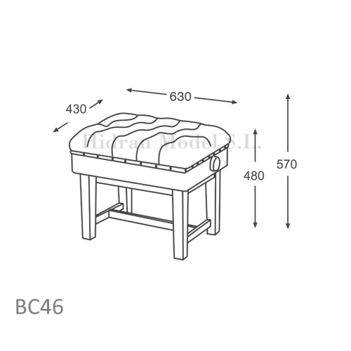 Hidrau Concert Stool - London BC46