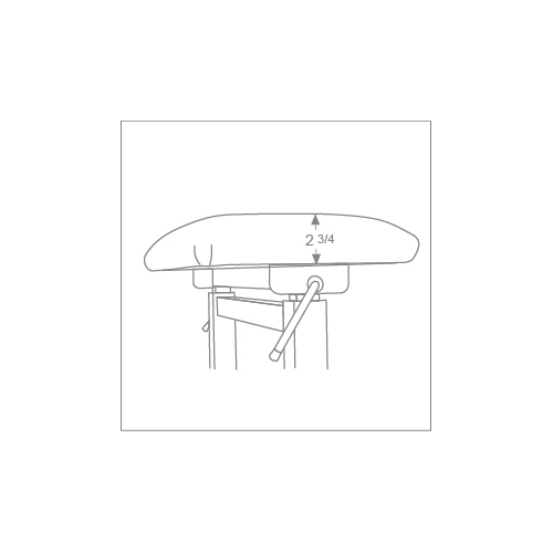 Hidrau Paris Academy BM44HP Pneumatic Stool