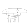 Hidrau Paris Academy BM44HP Pneumatic Stool