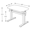 Hidrau Paris Academy BM44HP Pneumatic Stool