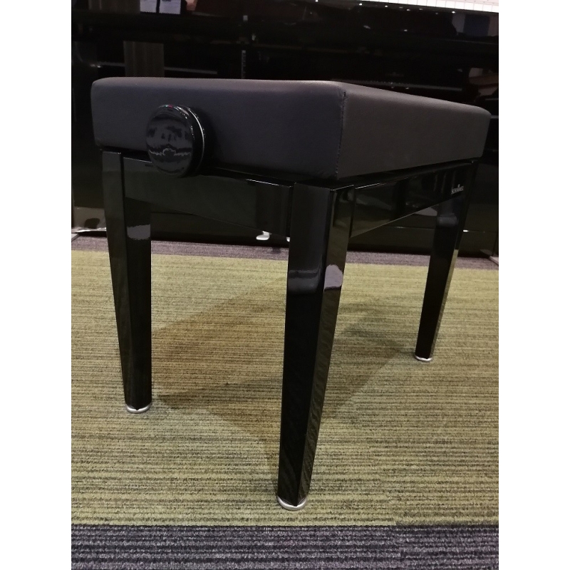 Hidrau Schimmel Modern Stool with Chrome Detailing