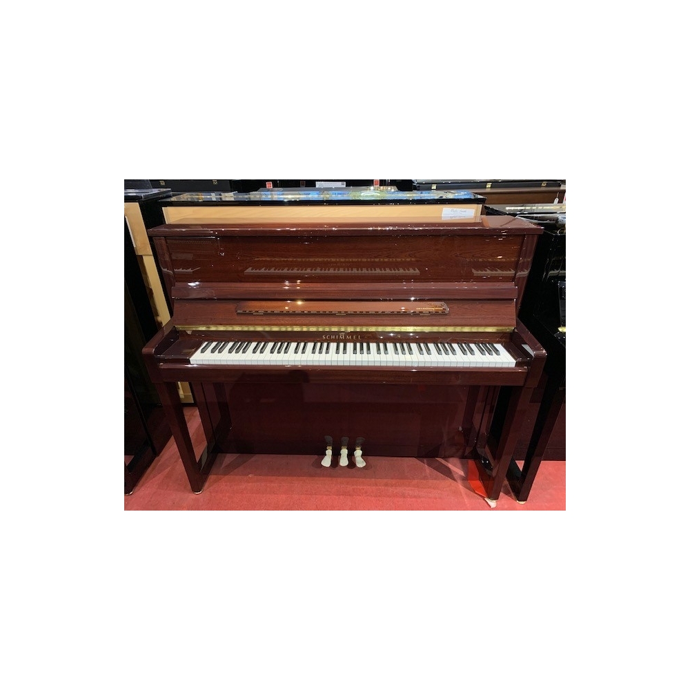 Schimmel C121EM Elegance Manhattan Upright Piano in Mahogany Polyester