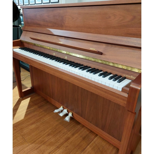 Wilhelm Schimmel W114T Upright Piano in Light Walnut Satin