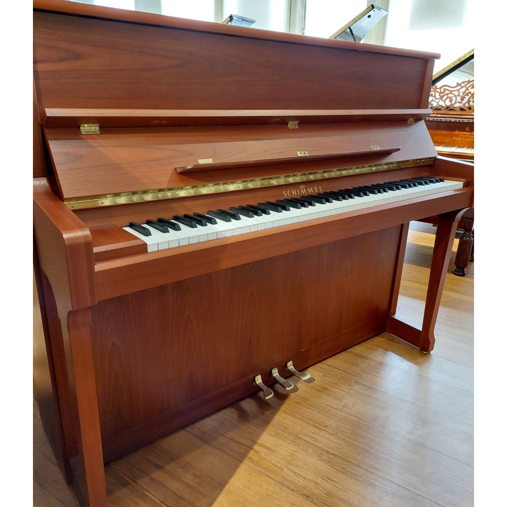 Schimmel C121T Upright Piano in Light Walnut Satin