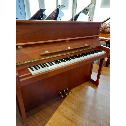 Schimmel C121T Upright Piano in Light Walnut Satin