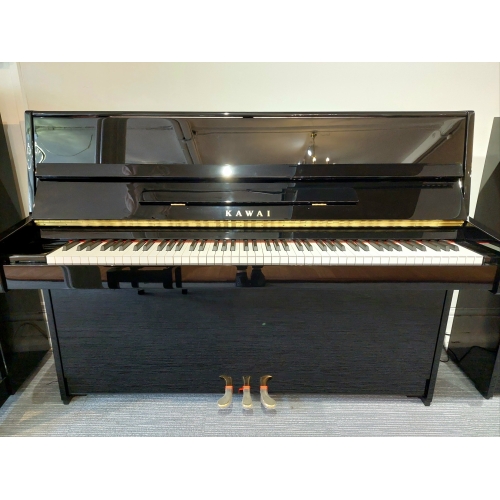 Kawai K15E ATX3L Upright Piano in Black Polyester