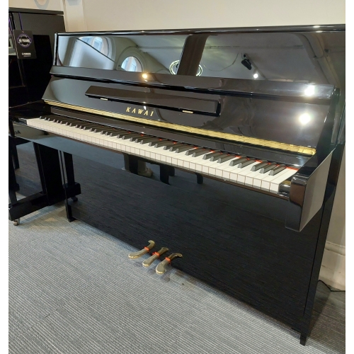 Kawai K15E ATX3L Upright Piano in Black Polyester