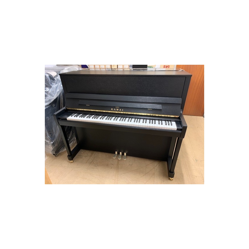 Kawai E300 Upright Piano in Black Satin