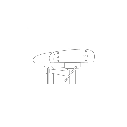 Hidrau Chicago Academy BM45H Ergonomic Top Duet Pneumatic Stool