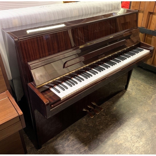 SOLD: Astor P8 Upright Piano in Mahogany Polyester