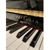 Fridolin Schimmel F130T Upright Piano in Black Polyester with Brass Fittings