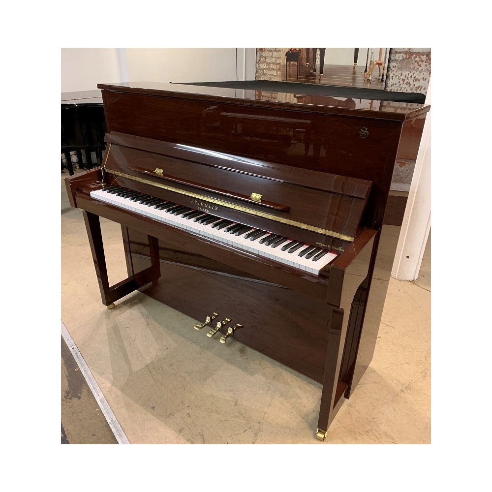 Fridolin Schimmel F123T Upright Piano in Mahogany Polyester