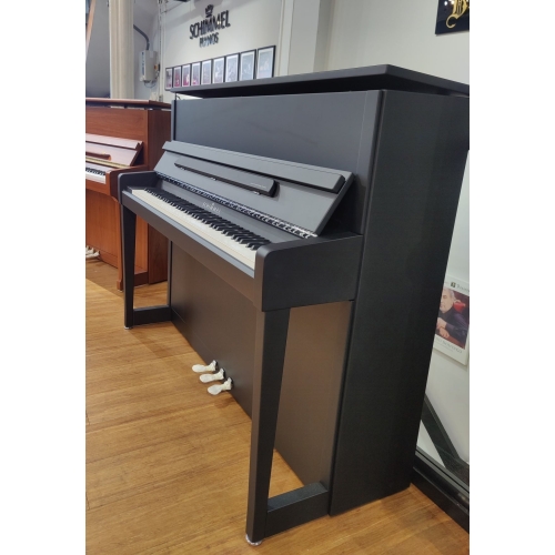 Limited Edition Schimmel C121EM Black Super Matte Upright Piano