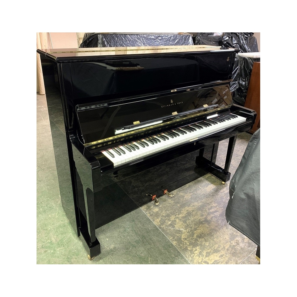 SOLD: Pre-owned Steinway Model V in Black Polyester