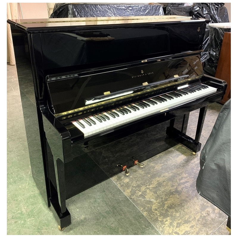 SOLD: Pre-owned Steinway Model V in Black Polyester