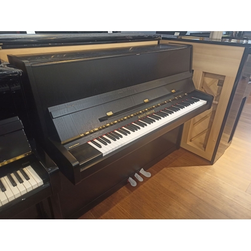 August Förster Model 116D Upright Piano in Black Satin