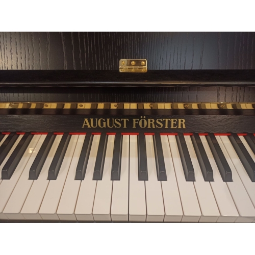 August Förster Model 116D Upright Piano in Black Satin