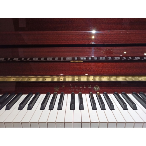 Wilhelm Schimmel W123T Upright Piano in Mahogany Polyester