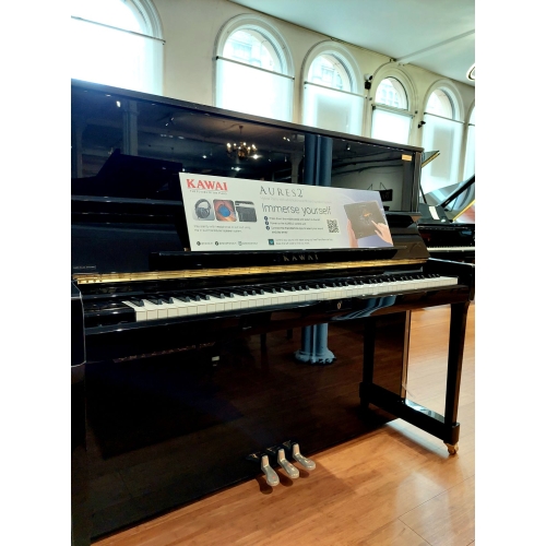 Kawai K500 Aures 2 Upright Piano in Black Polyester