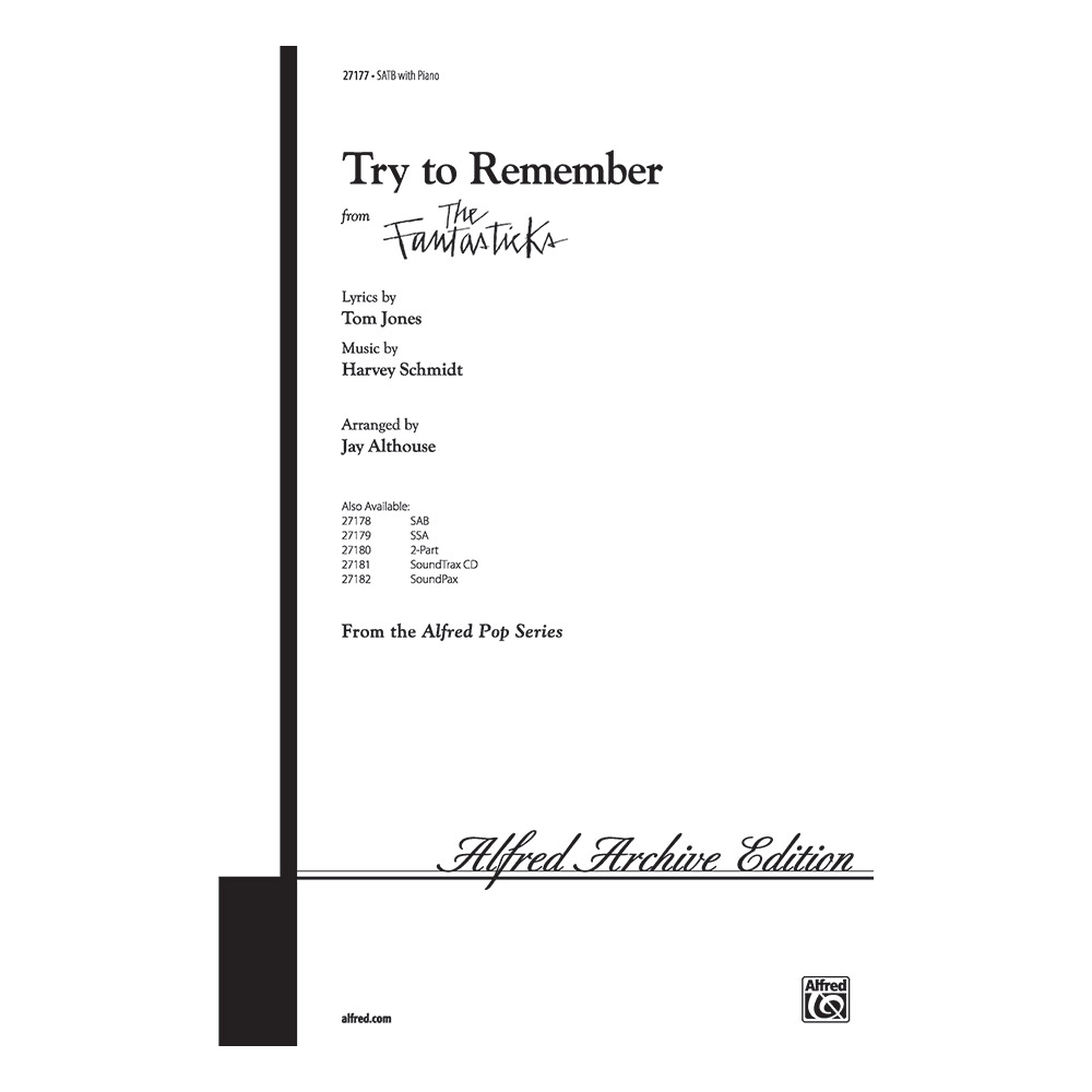 Jones, Tom - Try to Remember from The Fantasticks