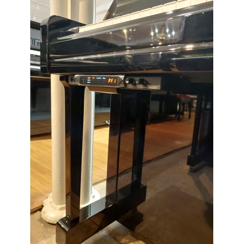 Yamaha U1 Upright Piano with Latest SH3 Silent System in Black Polyester