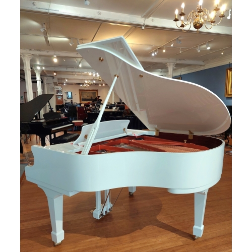 SOLD: Pre-owned Wendl & Lung 161 Professional I Grand Piano in White Polyester