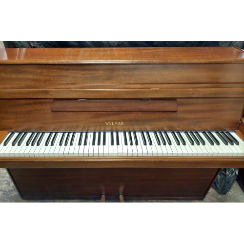 SOLD: Welmar Upright Piano in Mahogany Polish