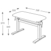 Hidrau Atlanta Academy BM45HP Duet Pneumatic Stool