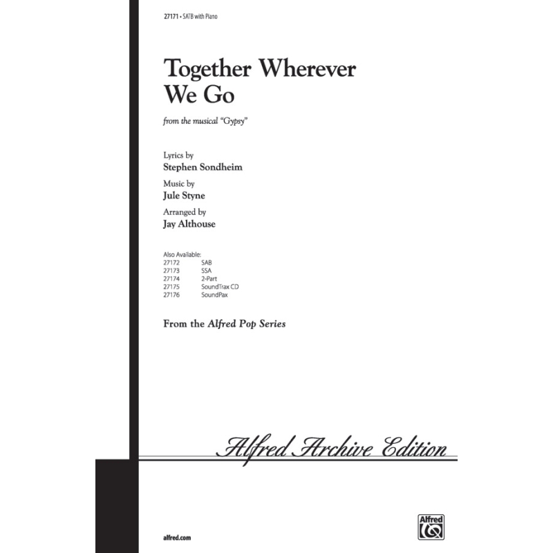Styne, Jule - Together Wherever We Go from Gypsy