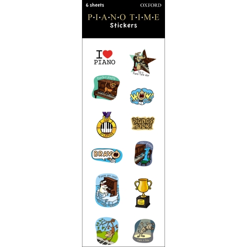 Piano Time Stickers