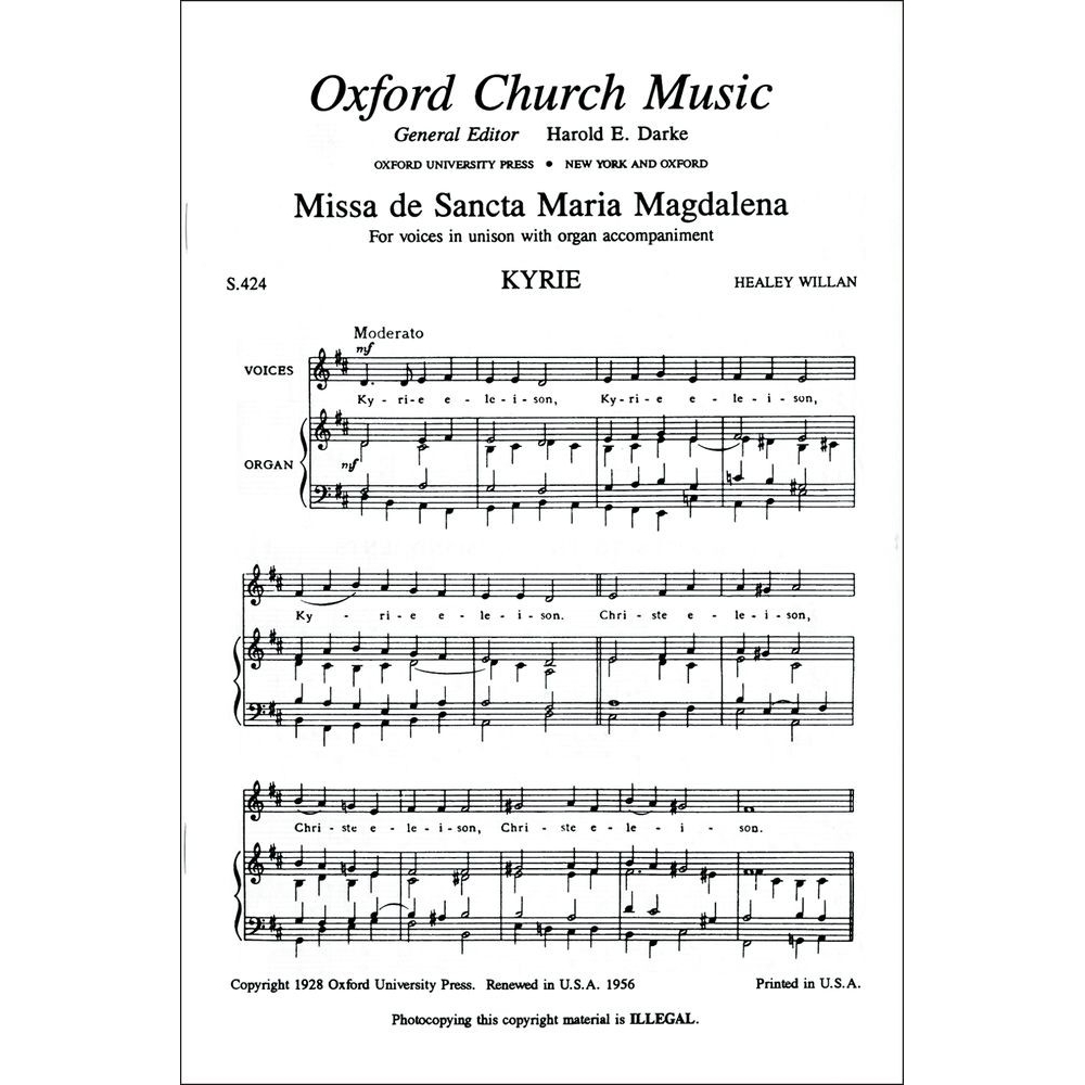 Missa de Sancta Maria Magdalena in D