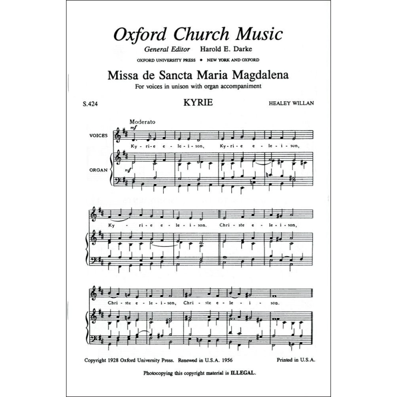 Missa de Sancta Maria Magdalena in D