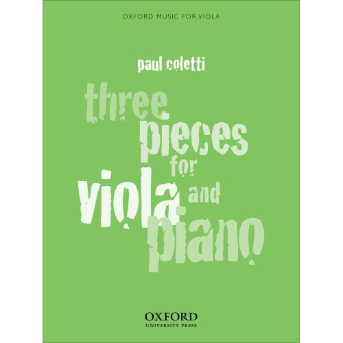 Coletti, Paul - Three Pieces for Viola and Piano