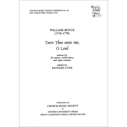 Boyce, William - Turn Thee...