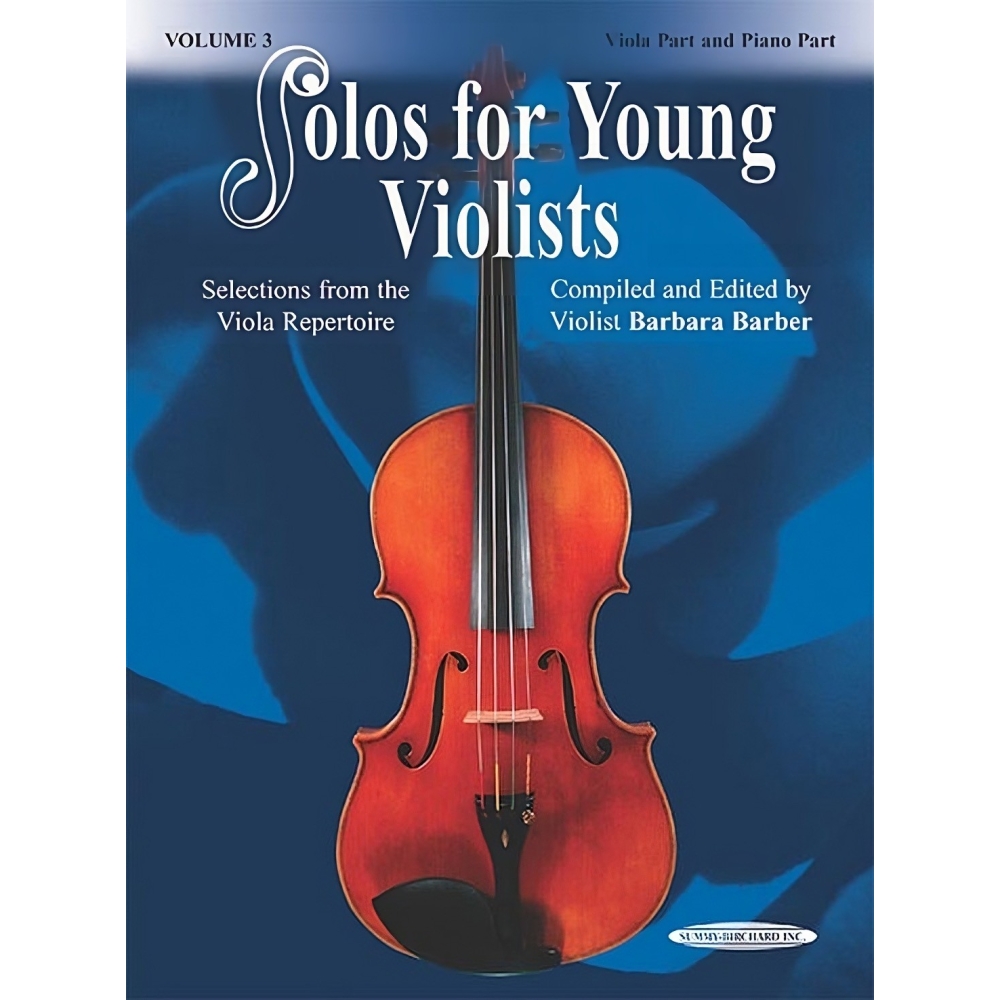 Solos for Young Violists Viola Part and Piano Acc., Volume 3