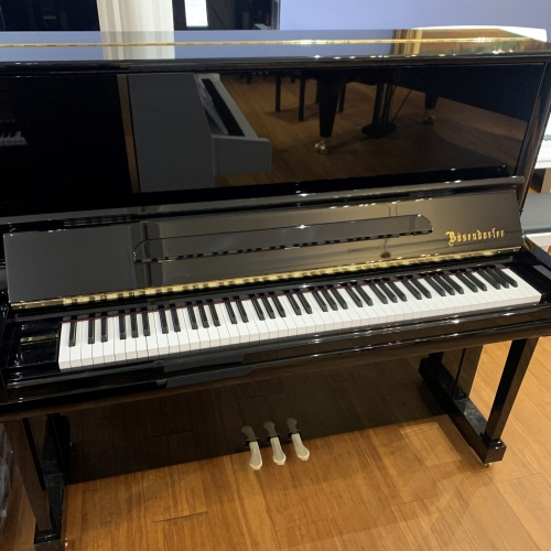 Bösendorfer P130 Grand Upright Piano in Black Polyester