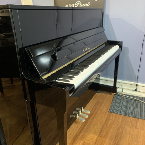 Kawai K300 ATX4 Upright Piano in Black Polyester