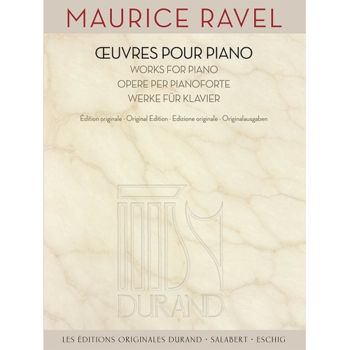 Ravel, Maurice - Oeuvres pour piano