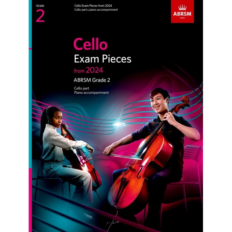 Cello Exam Pieces from 2024, ABRSM Grade 2, Cello Part & Piano Accompaniment