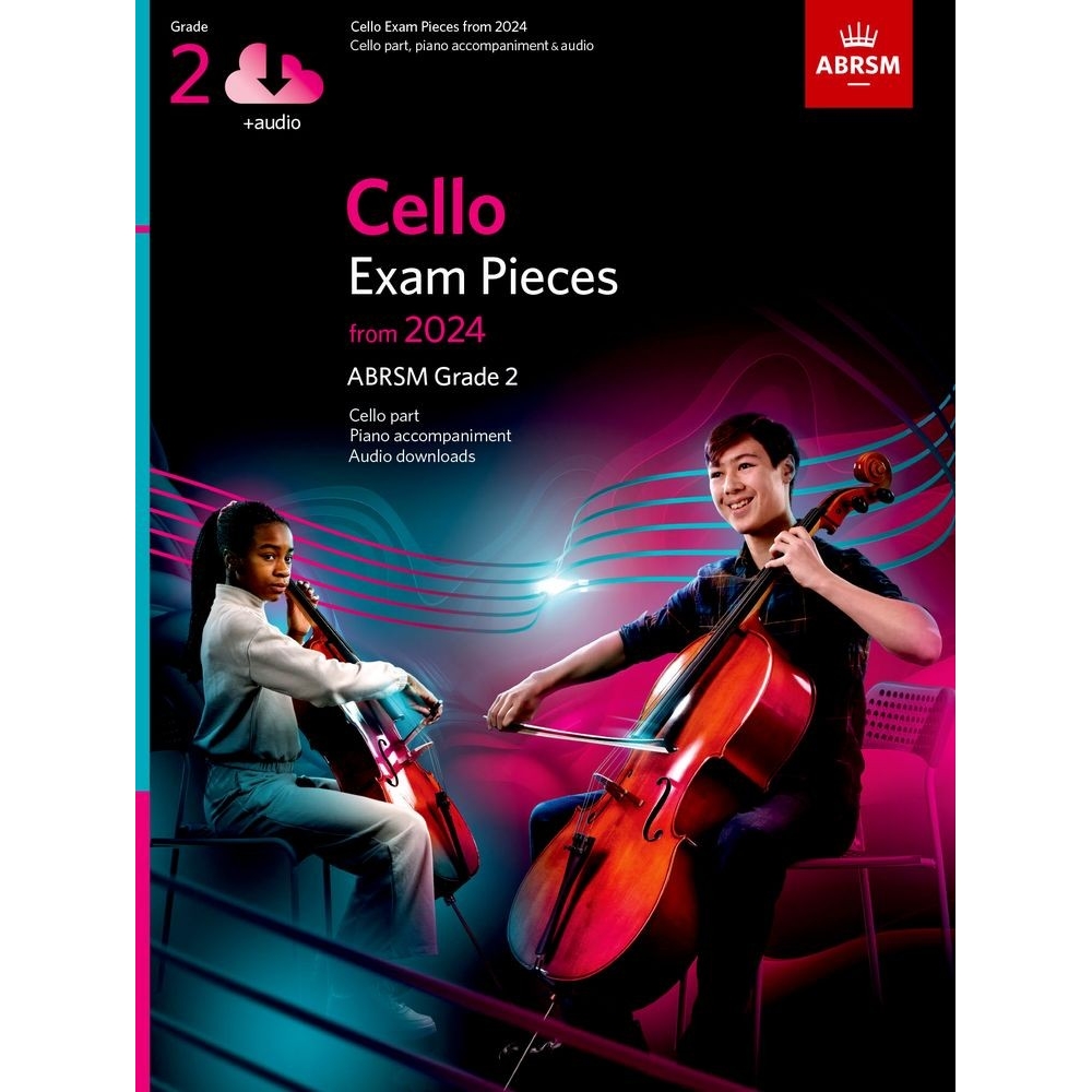 Cello Exam Pieces from 2024, ABRSM Grade 2, Cello Part, Piano Accompaniment & Audio