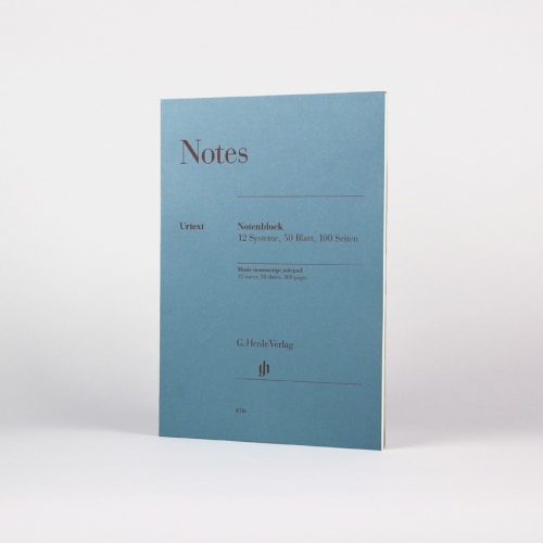 Henle Music Manuscript Notepad A4 - Notes