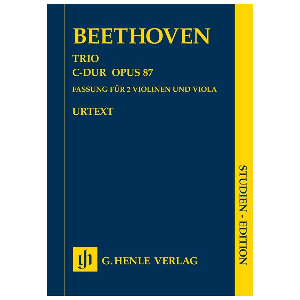 Beethoven, Ludwig van - Trio in C major op. 87 