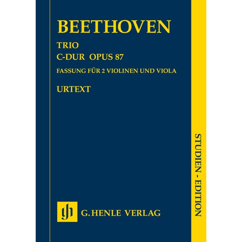 Beethoven, Ludwig van - Trio in C major op. 87 