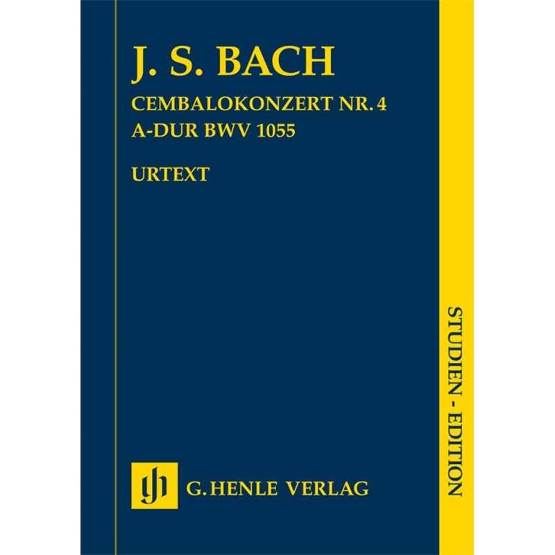 Bach, J.S - Harpsichord Concerto no. 4 A major BWV 1055