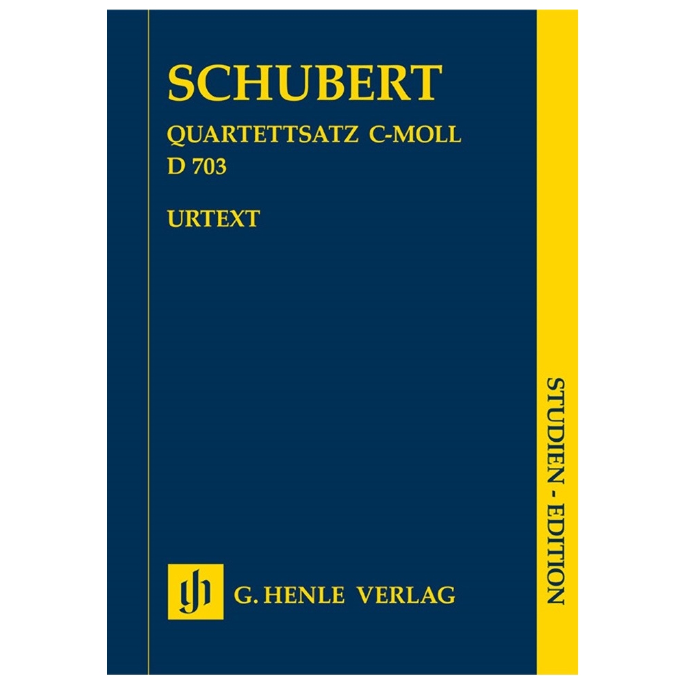 Schubert, Franz - Quartettsatz c-moll D 703 SE 